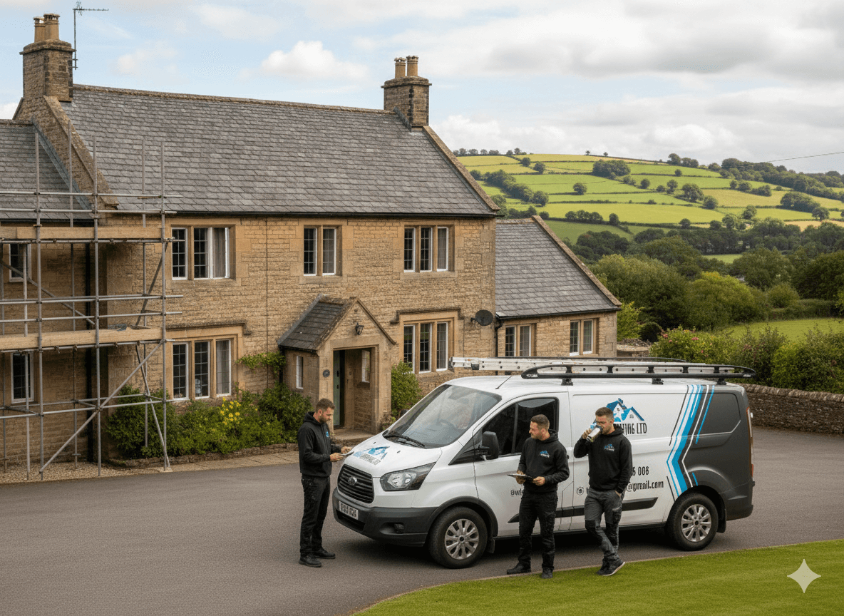Dethatched house roofing repair Bradford